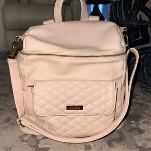 Lulu Bebé Monaco Diaper Bag - Pastel Pink